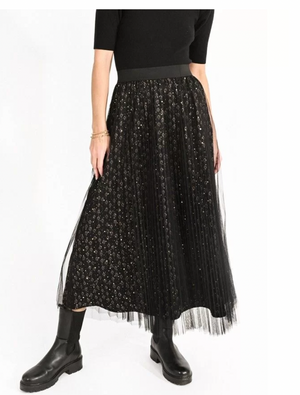 Tulle Skirt and it's printed lining
