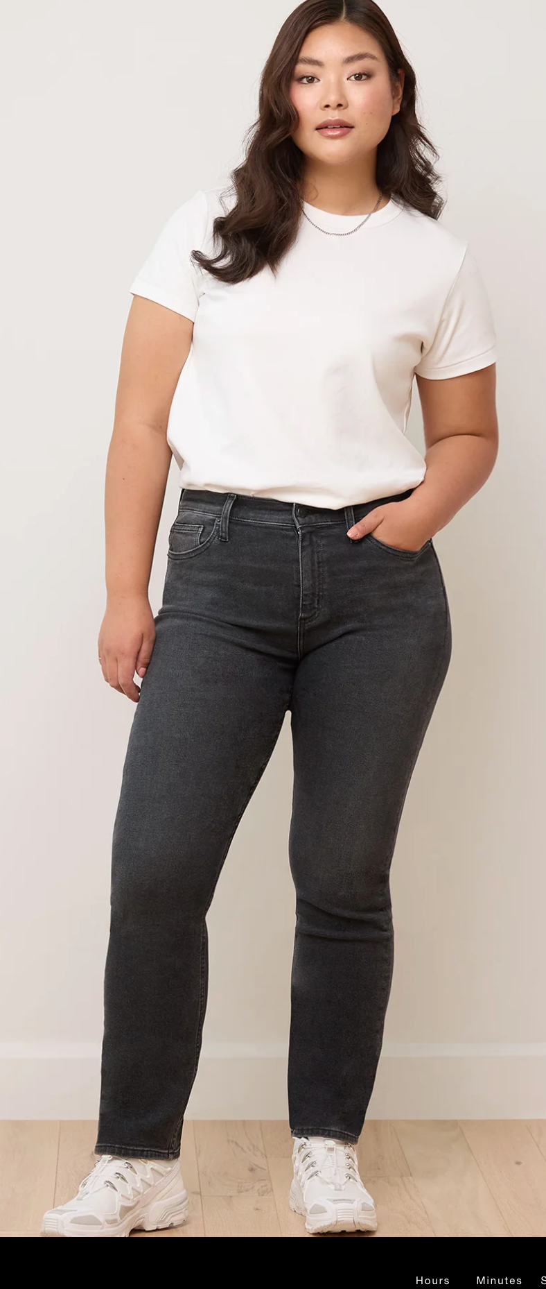 EMILY SLIM JEANS / GRAPHITE