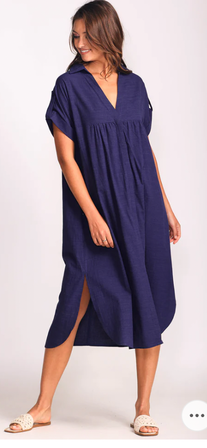 Beatrice Dress - Navy