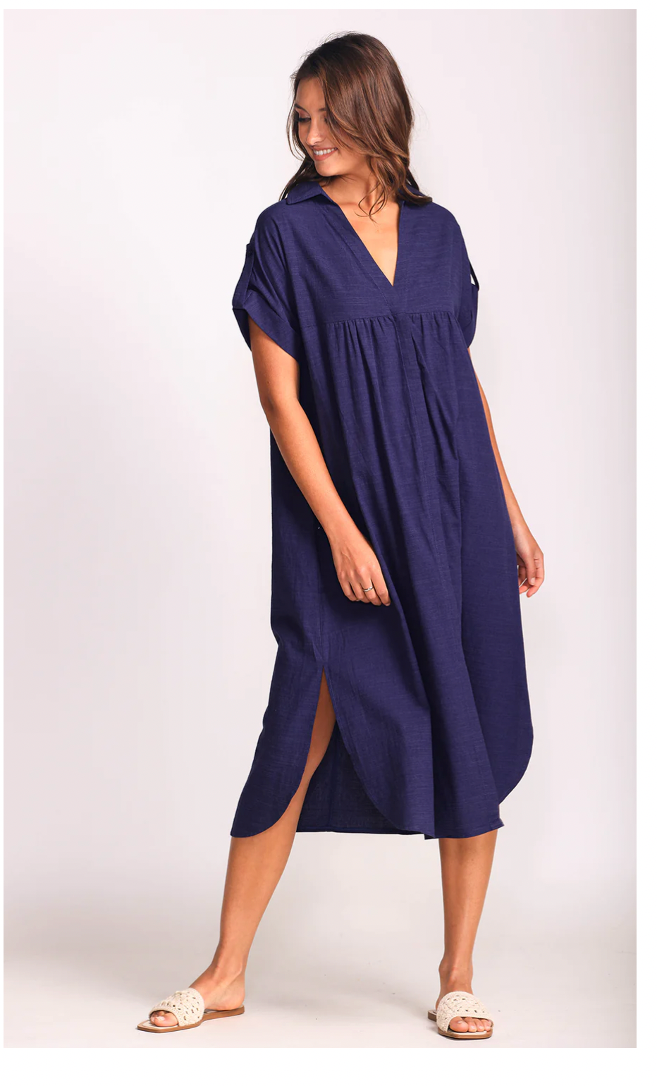 Beatrice Dress - Navy