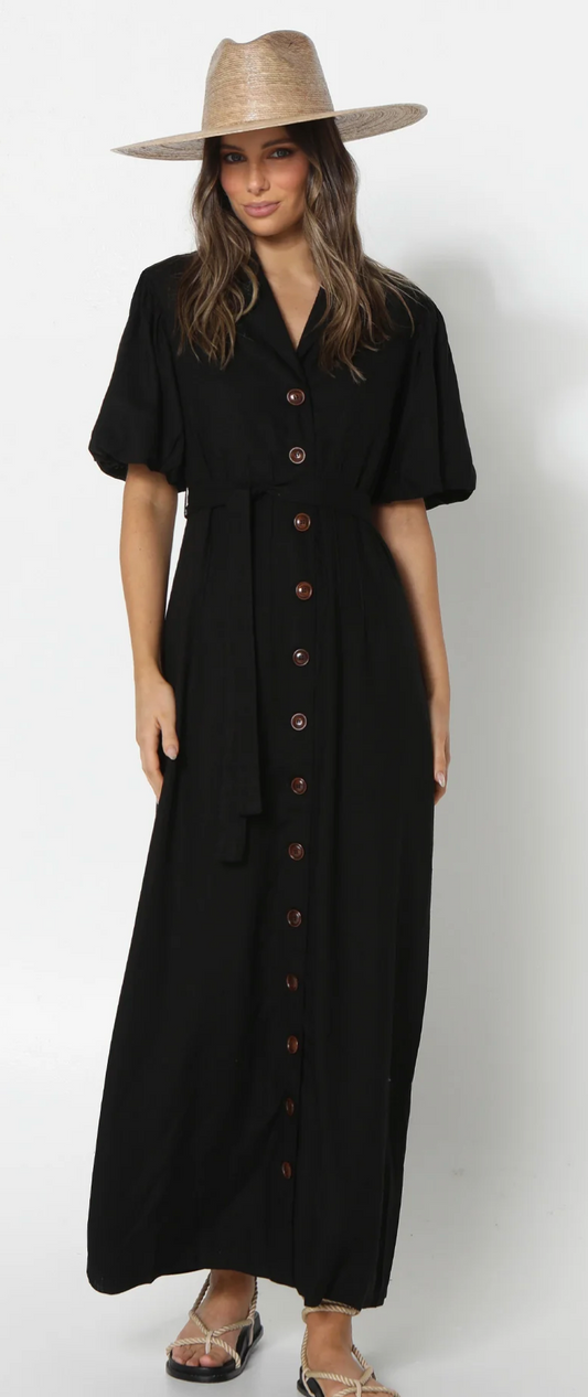 ELIA MAXI DRESS - BLACK