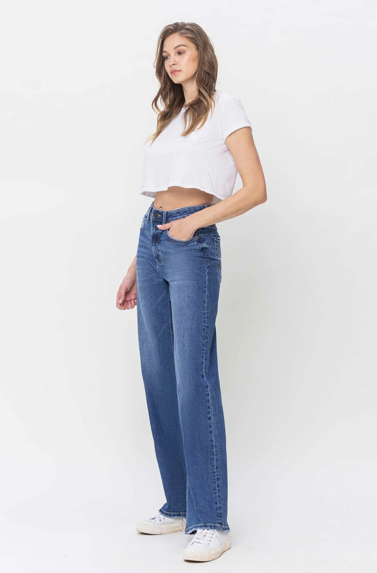 Lindsey 90's Vintage Super High Rise Loose Fit Jeans - Accomplished