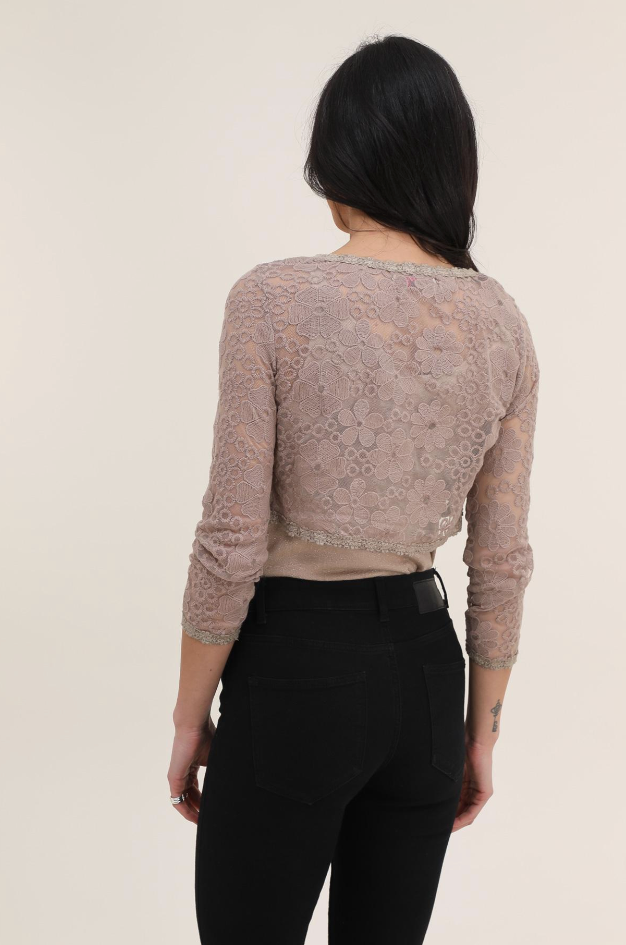 Floral Lace Bolero Vest