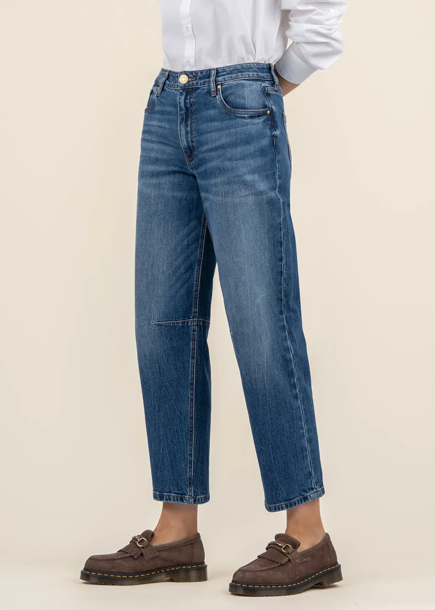 Ashley High Rise Slouchy Barrel Straight Leg (Dedication)