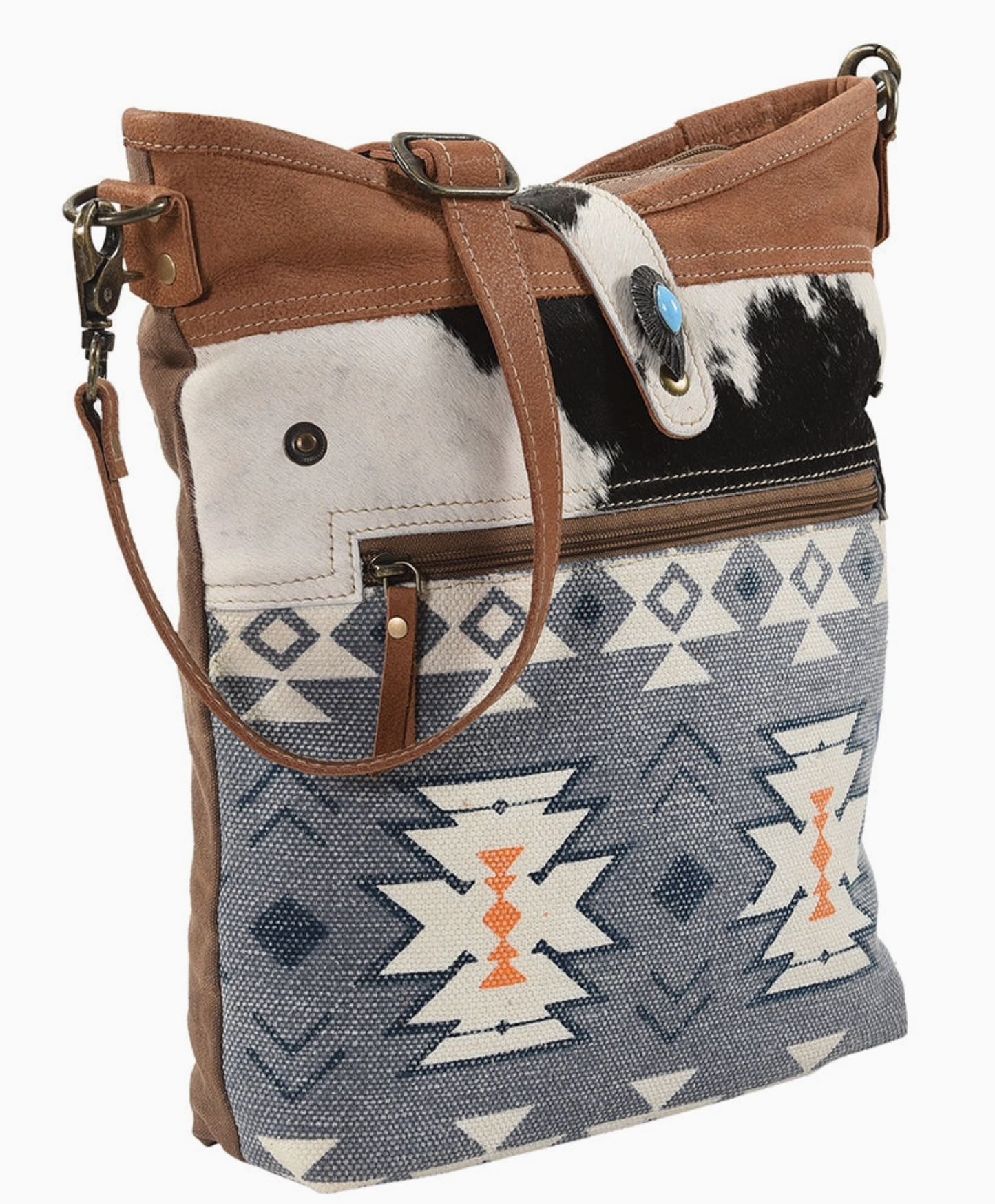 Messenger Upcycled Canvas Ladies Bag