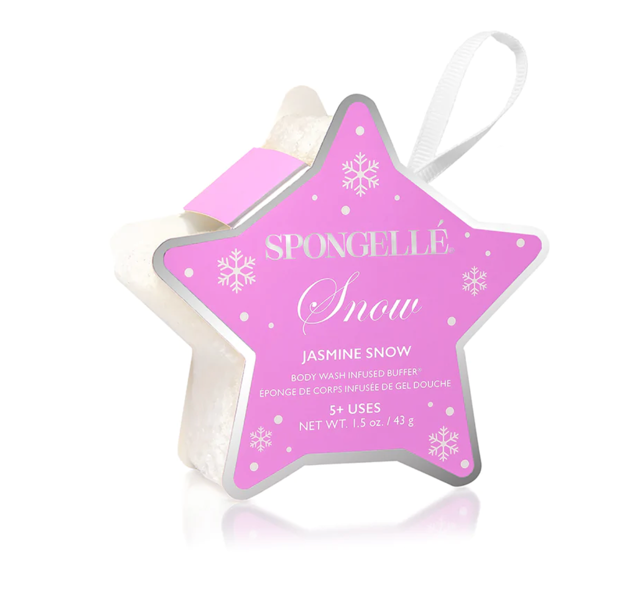 Snow- Holiday Star Ornament