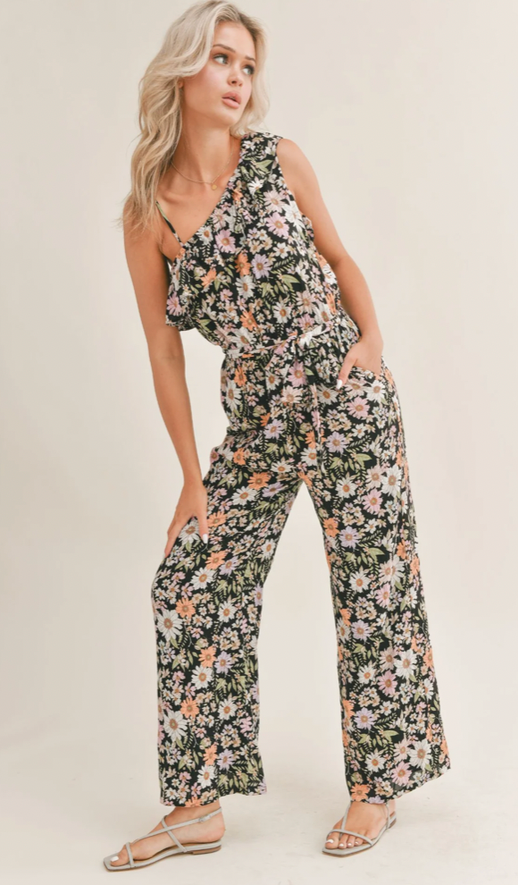 Getaway Garden One Shoulder Jumpsuit