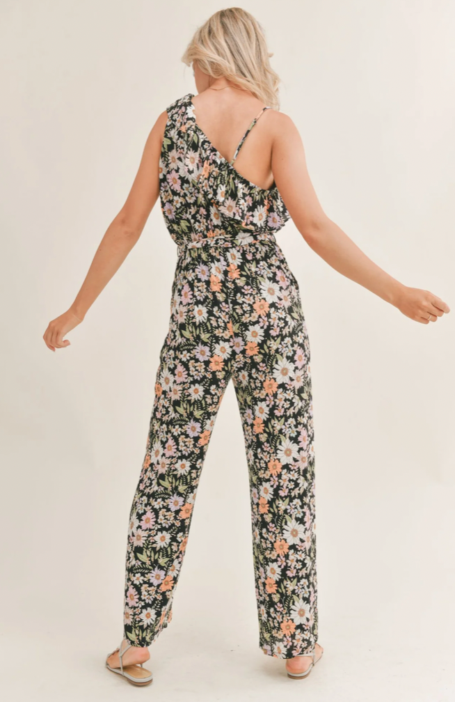 Getaway Garden One Shoulder Jumpsuit